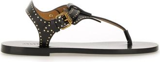 Isabel Marant Black Studded Sandals