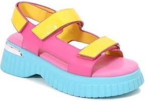 Ninety Union Bayside Platform Sandal in Pink Multi at Nordstrom Rack, Size 10