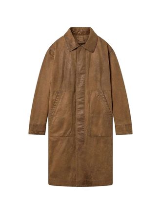 Golden Goose Trench unisex Golden Goose Journey Phil Dettagli in pelle twill cerata