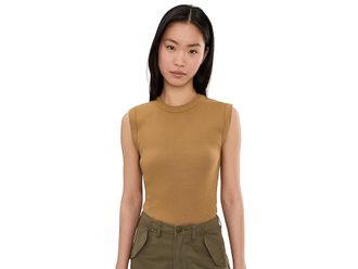 Free People We The Free Atlas Tank Top Womens Clothing Dill Seed : LG (Womens 12-14), Cotton