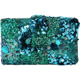 Simitri Garnet Kitsch Clutch in Nicobar Green at Nordstrom