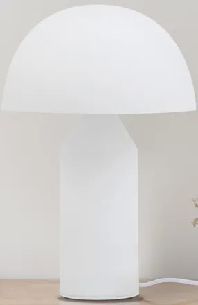 Brightech Venus 9.5 Modern Led Table Lamp With Dome Bowl Shade in Frosted White at Nordstrom