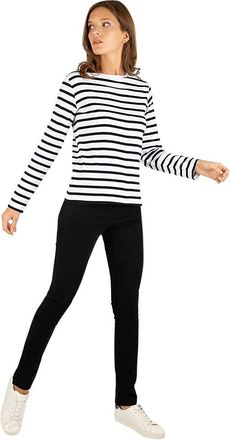 Armor Lux Armor Lux Womens Crozon T-Shirt, Multicolour (Blanc/Rich Navy Bi9), 4X-Large (Size: 8)