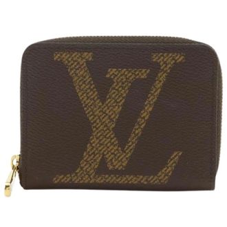 Louis Vuitton Pre-owned Wallets, female, Brown, Size: ONE SIZE Pre-owned Zippy Coin Purse Monogram Giant Wallet
