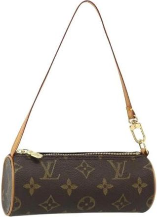 Louis Vuitton Pre-owned Mini Bags, female, Brown, Size: ONE SIZE Pre-owned Monogram Canvas Pouch