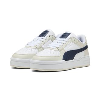 Puma Sneaker PUMA CA PRO WNS, Damen, Gr. 41, blau (vapor gray, puma navy), Synthetik, unifarben, Schuhe Sneaker