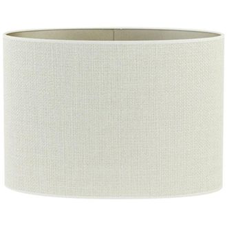 Light & Living Pantalla De L&aacute;mpara - Saverna - Blanco - Textil - Light&living