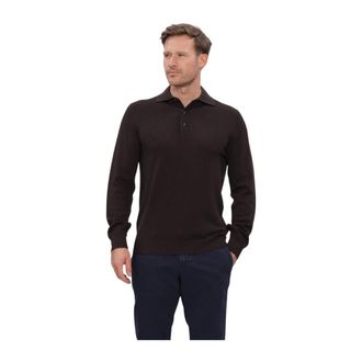 FILIPPO DE LAURENTIIS Polos Exclusives Polo Ml - Heren - Tops - Bruin - Maat: M