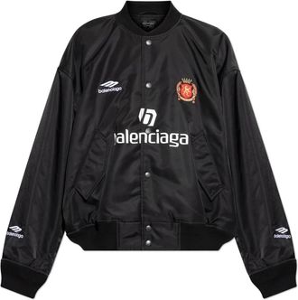 Balenciaga Heren, Jassen, Zwart, Maat: M Polyamide