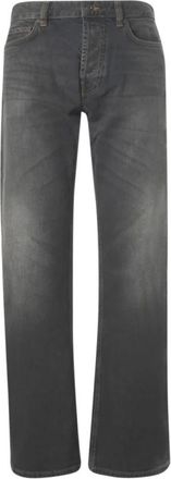 Emporio Armani Jeans dritti cinque tasche in denim - - Jeans - Uomo - Grigio - W32