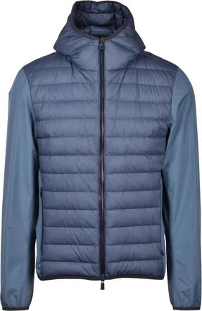 Herno Lichtgewicht Nylon Puffer Jas - Heren - Winterjassen - Blauw - L - Nylon - Jassen