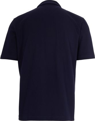 Eleventy Mens Polo Shirt Blue Cotton T-shirts And Polos