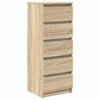 vidaXL Vidaxl Credenza Con Cassetti Rovere Sonoma 37,5x35x99 Cm In