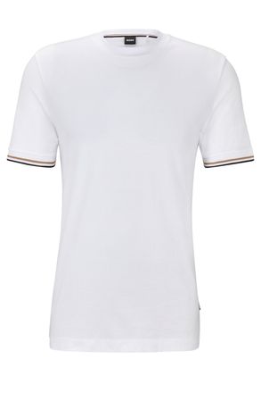 HUGO BOSS Mens Thompson 04 T-Shirt White - Size X-Large