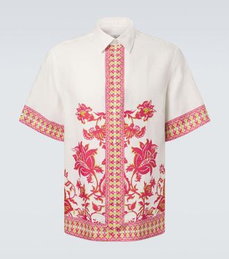 Etro Floral linen shirt