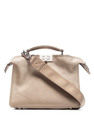Fendi Borsa messenger Peekaboo - Toni neutri