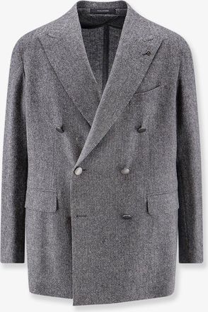 Tagliatore Blazer doppiopetto in lana vergine e cashmere - TAGLIATORE - gender_Man