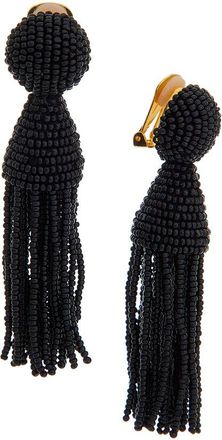 Oscar De La Renta Oscar De La Renta Classic Short Tassel Earrings