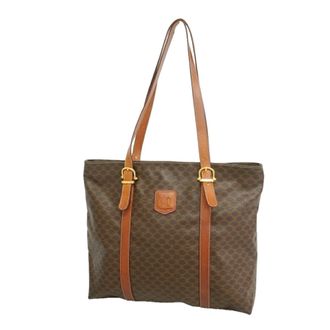 Celine Brown Pvc Tote Bag (Pre-Owned)