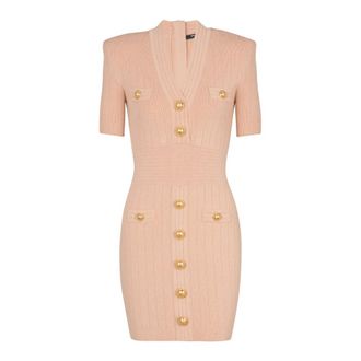 Balmain Mujer, Vestidos, Beige, Talla: M