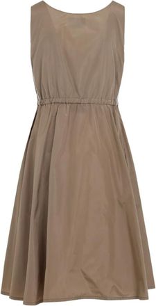 Miu Miu Chemisier con coulisse in vita - Toni neutri