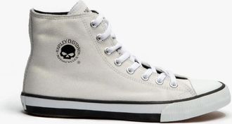 Harley-Davidson BAXTER Mens Trainers White - Size UK 12