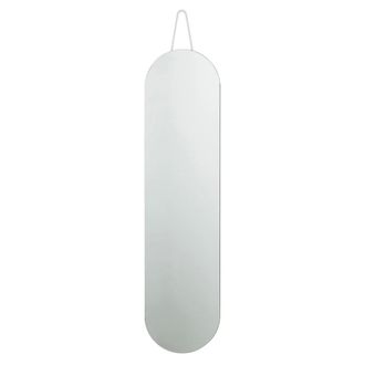 Zone Denmark A-Serie Wandspiegel oval, 30 x 120 cm, soft grey