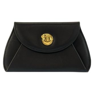 Cartier Black Leather Coin Purse/Coin Case (Pre-Owned)