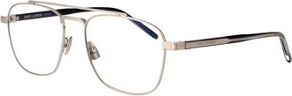 Saint Laurent unisex, Accessoires, Grijs, Maat: 56 MM Nylon