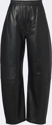 Arma Noa leather barrel-leg pants