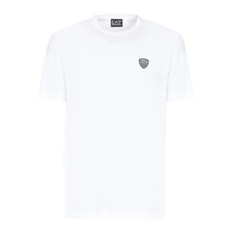 Emporio Armani T-shirt met ronde hals - Heren - T-shirts - Wit - L - Tops