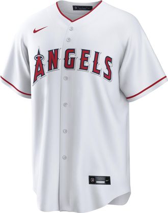 Nike Mens MLB Los Angeles Angels (Mike Trout) Replica Baseball Jersey in White | T770ANA1AN7-T27