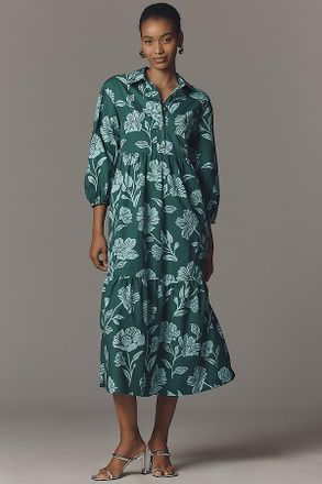 Maeve The Bettina Tiered Shirt Dress by Maeve