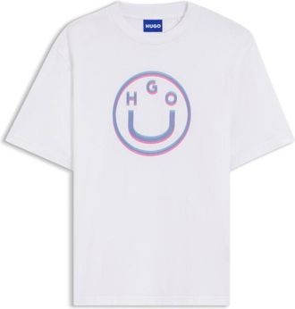 HUGO BOSS Logo-graphic T-shirt in cotton jersey