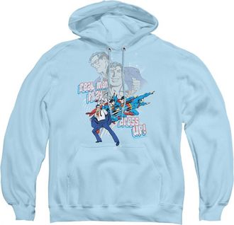 Gildan DC Comics Real Men Adult Pull Over Hoodie / Hooded Sweatshirt