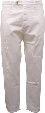Officina36 Witte Model Broeken - Heren - Chinos - Wit - XL - Broeken