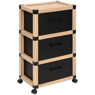 5five Simply Smart Torre De Almacenamiento Cardy Negro Natural - 5five