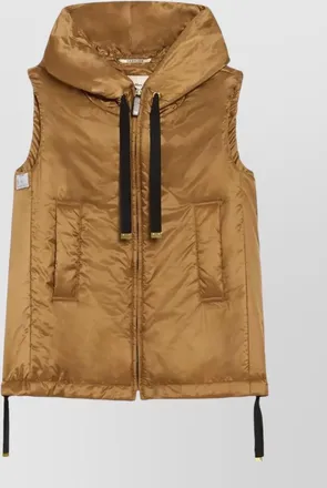 Max Mara hooded padded vest