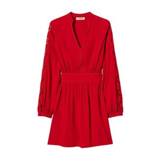 Twinset Kleedjes, Dames, Rood, M, Stijlvolle Jurk Set