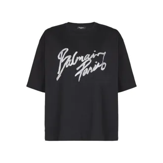 Balmain Boxy Logo-print T-shirt