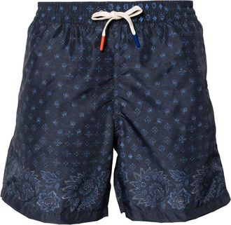 Altea Print Zwemshorts - Heren - Strandmode - Blauw - XL - Badmode