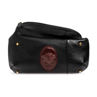 Versace Belt Bags, male, Black, Size: ONE SIZE Lou Small Nappa Belt Bag