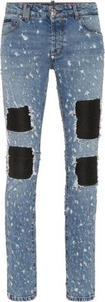 Philipp Plein Heren, Jeans, Blauw, Maat: W32 Denim