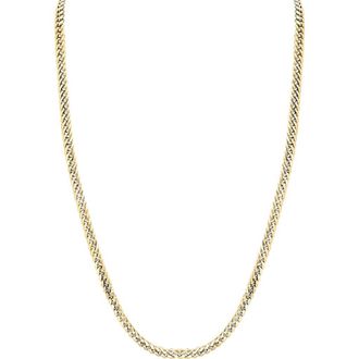 Effy Mens Wheat Chain Necklace in Gold at Nordstrom Rack