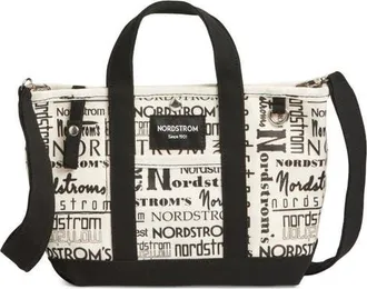 Nordstrom Small 125th Anniversary Structured Tote in Beige Nordstrom All Over at Nordstrom