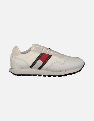 Tommy Hilfiger Mens Retro Runner Essentials Sneakers - White - Size: 10