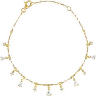 Bony Levy Mykonos Diamond Line Bracelet in 18K Yellow Gold at Nordstrom, Size 7