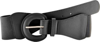 Lascana Tailleng&uuml;rtel LASCANA Stretchg&uuml;rtel, Damen, Gr. 100, schwarz, Materialmix, G&uuml;rtel Tailleng&uuml;rtel, Shaping-Effekt, grosse Schliesse, f&uuml;r Kleid & Overall