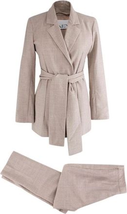 Raey Beige Wool Tailored Jacket and Trousers Set Size XXS