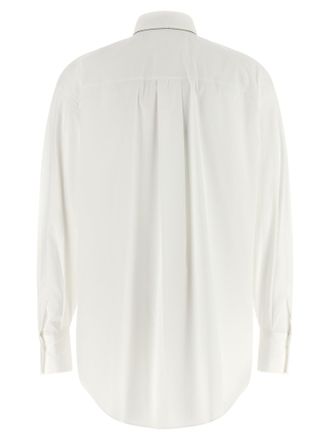 Brunello Cucinelli Womens White Cotton Blouse